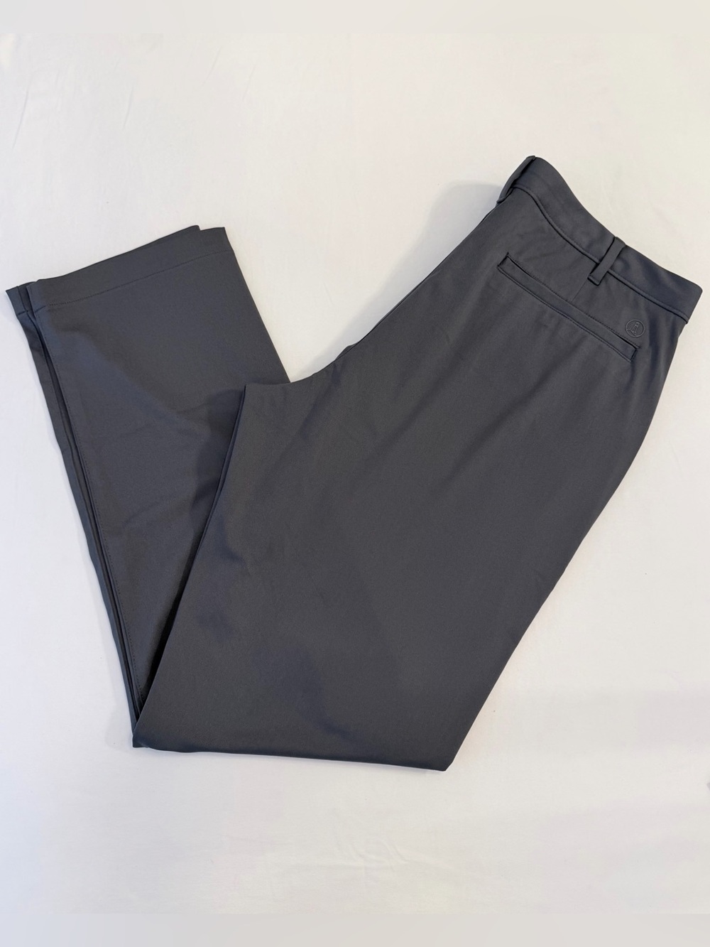Lands' End Men’s Flex Golf Pant Traditional Fit in Charcoal Gray Size 36x32